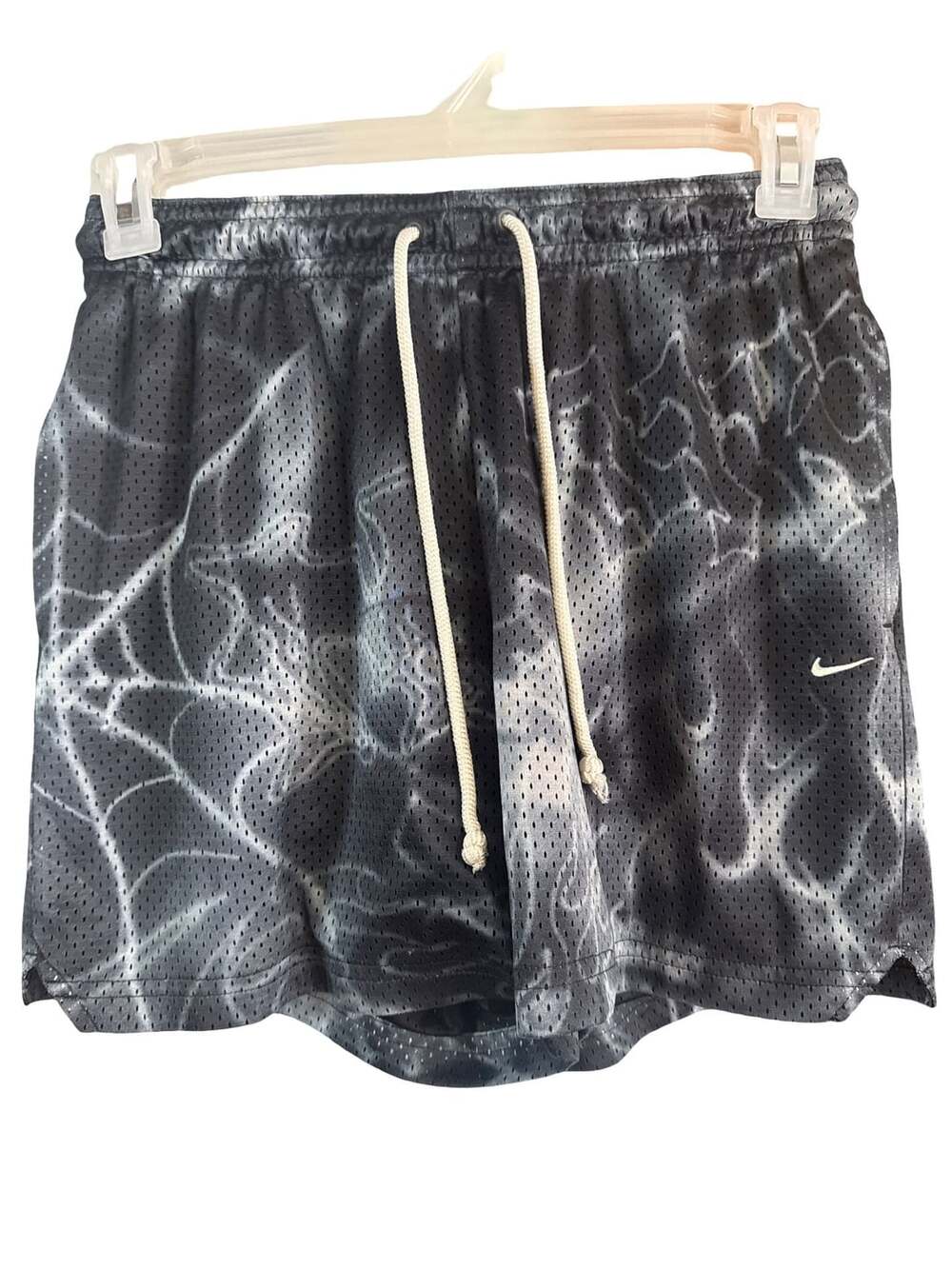 Nike Standard Issue Practice Mesh Shorts Size S Black Tie-Dye